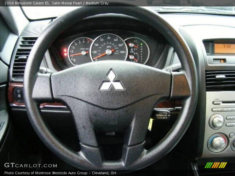 Satin Meisai Pearl / Medium Gray 2009 Mitsubishi Galant ES