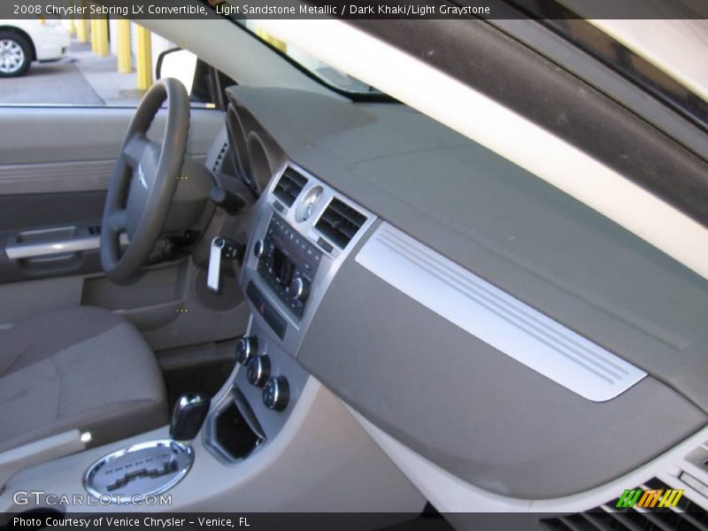 Light Sandstone Metallic / Dark Khaki/Light Graystone 2008 Chrysler Sebring LX Convertible