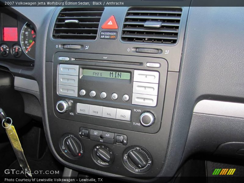 Black / Anthracite 2007 Volkswagen Jetta Wolfsburg Edition Sedan