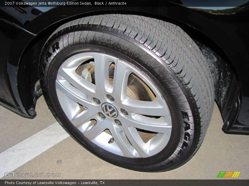 Black / Anthracite 2007 Volkswagen Jetta Wolfsburg Edition Sedan