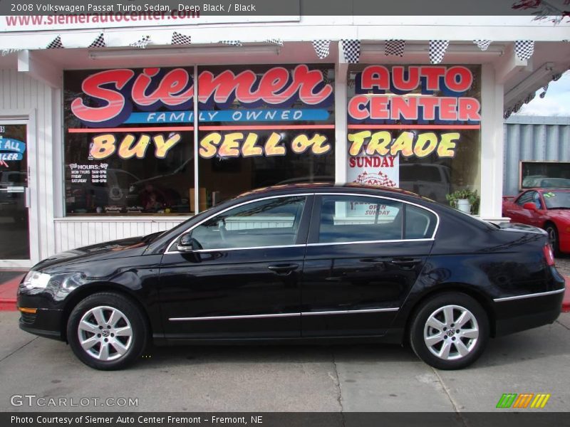 Deep Black / Black 2008 Volkswagen Passat Turbo Sedan