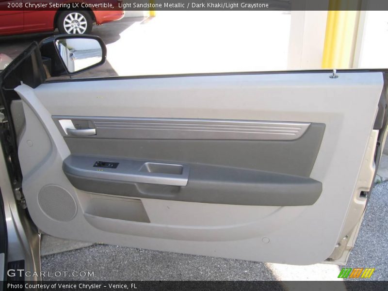 Light Sandstone Metallic / Dark Khaki/Light Graystone 2008 Chrysler Sebring LX Convertible