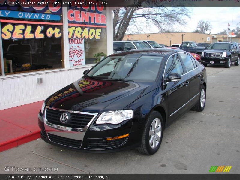 Deep Black / Black 2008 Volkswagen Passat Turbo Sedan