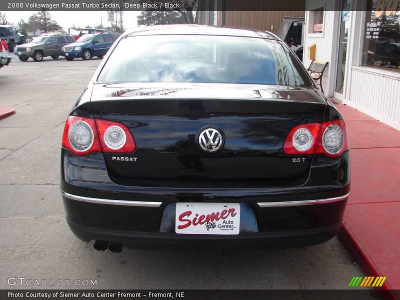 Deep Black / Black 2008 Volkswagen Passat Turbo Sedan
