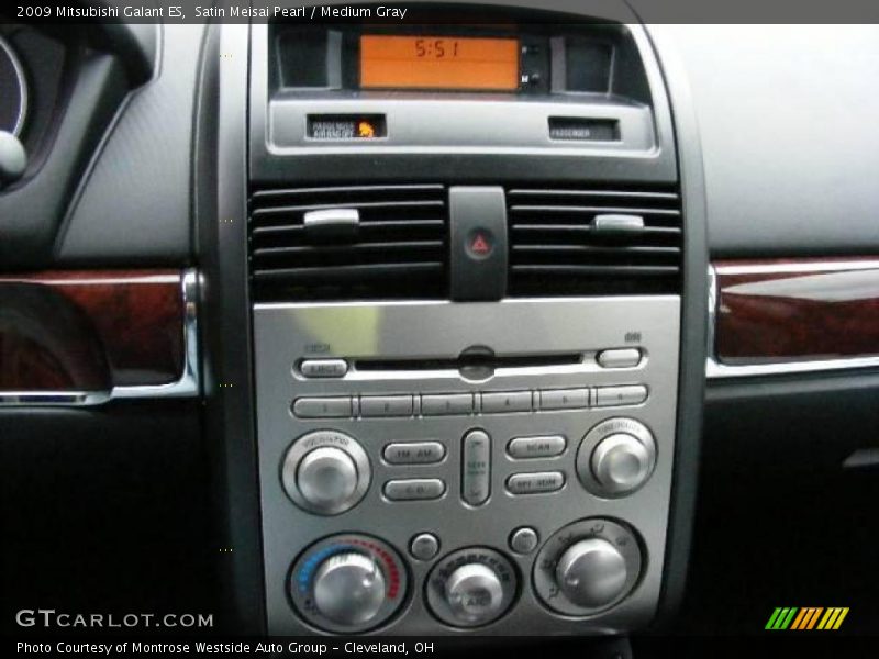 Satin Meisai Pearl / Medium Gray 2009 Mitsubishi Galant ES