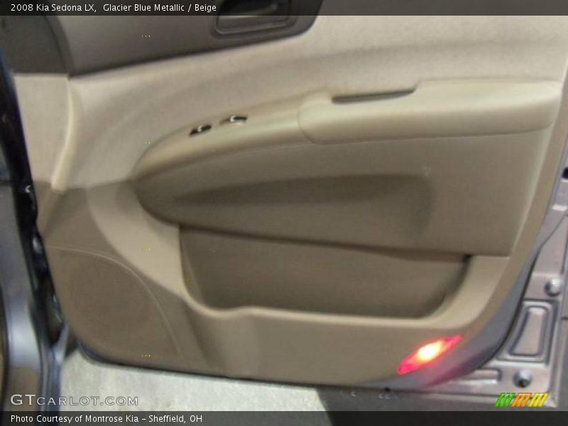Glacier Blue Metallic / Beige 2008 Kia Sedona LX
