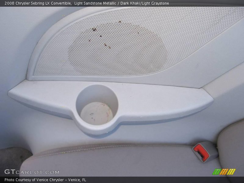 Light Sandstone Metallic / Dark Khaki/Light Graystone 2008 Chrysler Sebring LX Convertible