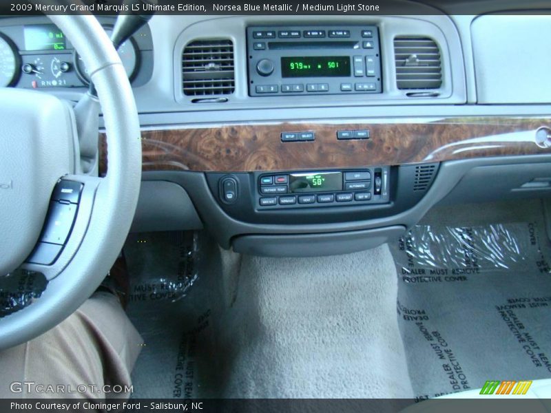 Norsea Blue Metallic / Medium Light Stone 2009 Mercury Grand Marquis LS Ultimate Edition