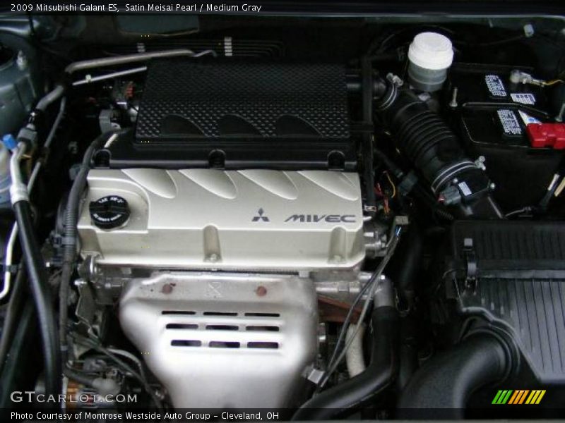 Satin Meisai Pearl / Medium Gray 2009 Mitsubishi Galant ES