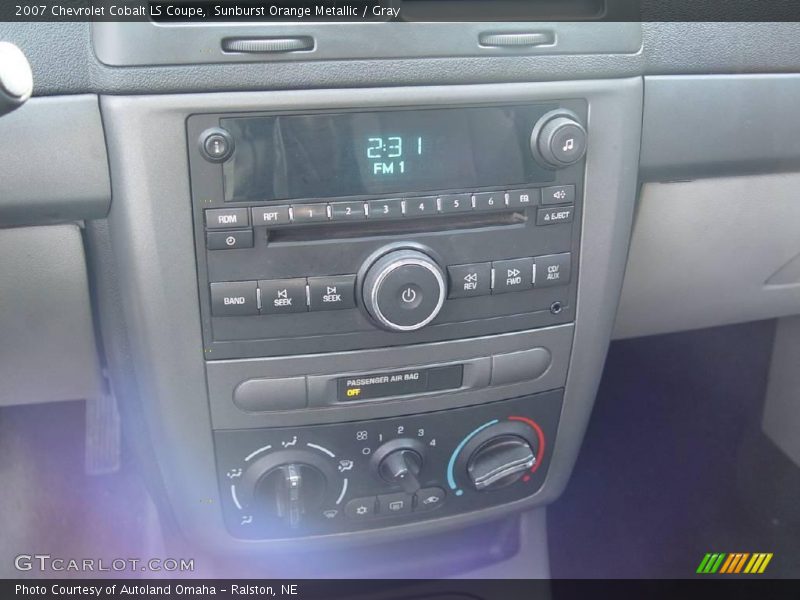 Sunburst Orange Metallic / Gray 2007 Chevrolet Cobalt LS Coupe