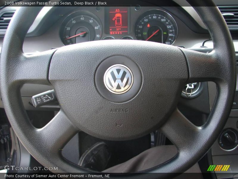 Deep Black / Black 2008 Volkswagen Passat Turbo Sedan