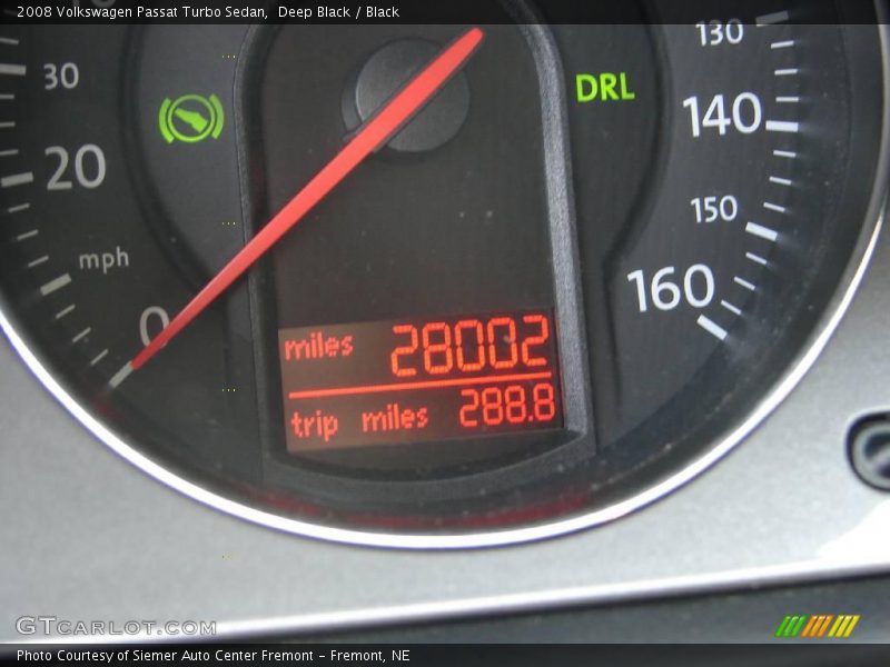 Deep Black / Black 2008 Volkswagen Passat Turbo Sedan