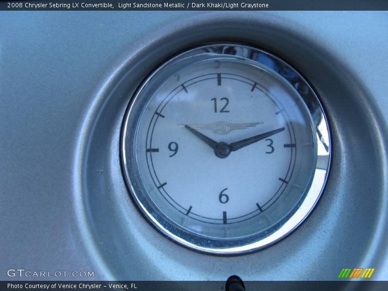 Light Sandstone Metallic / Dark Khaki/Light Graystone 2008 Chrysler Sebring LX Convertible