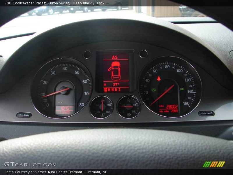 Deep Black / Black 2008 Volkswagen Passat Turbo Sedan