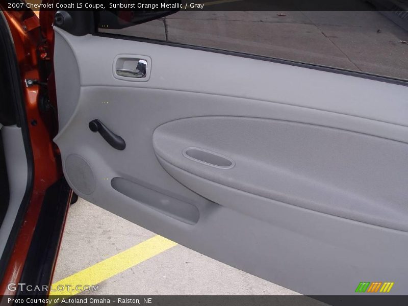 Sunburst Orange Metallic / Gray 2007 Chevrolet Cobalt LS Coupe