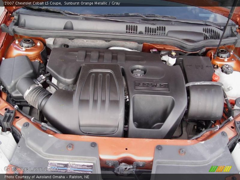 Sunburst Orange Metallic / Gray 2007 Chevrolet Cobalt LS Coupe