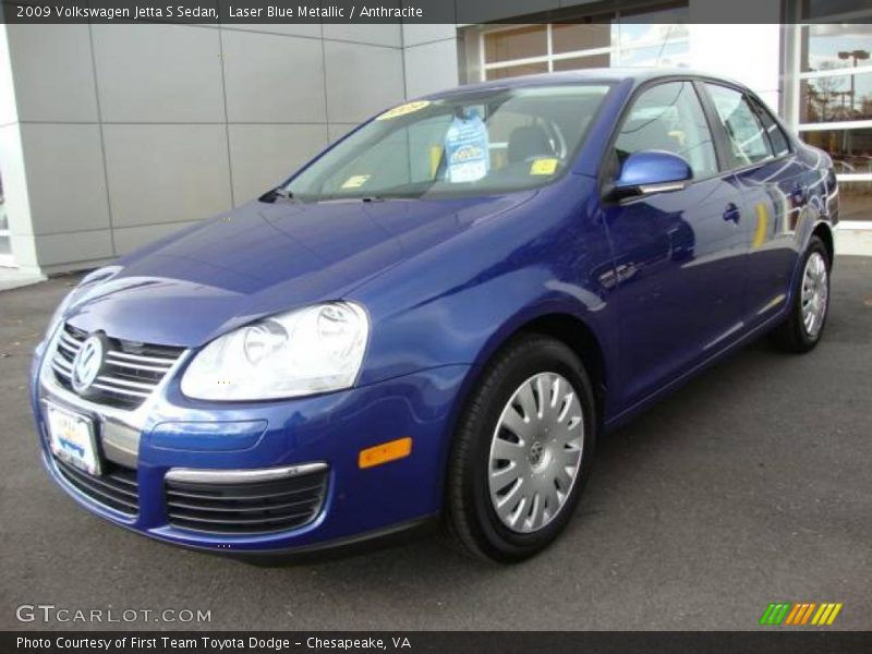Laser Blue Metallic / Anthracite 2009 Volkswagen Jetta S Sedan