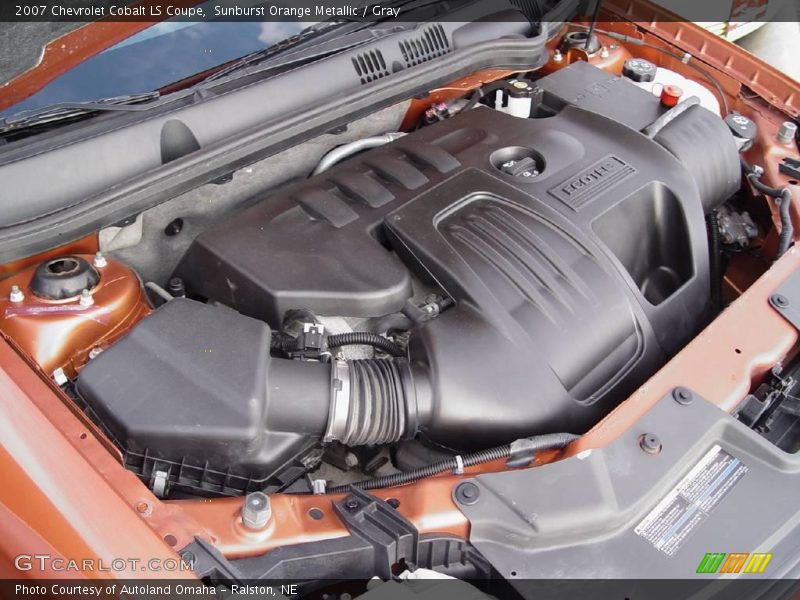 Sunburst Orange Metallic / Gray 2007 Chevrolet Cobalt LS Coupe