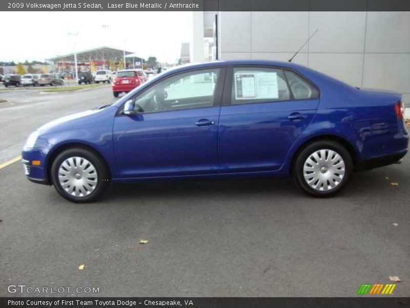 Laser Blue Metallic / Anthracite 2009 Volkswagen Jetta S Sedan