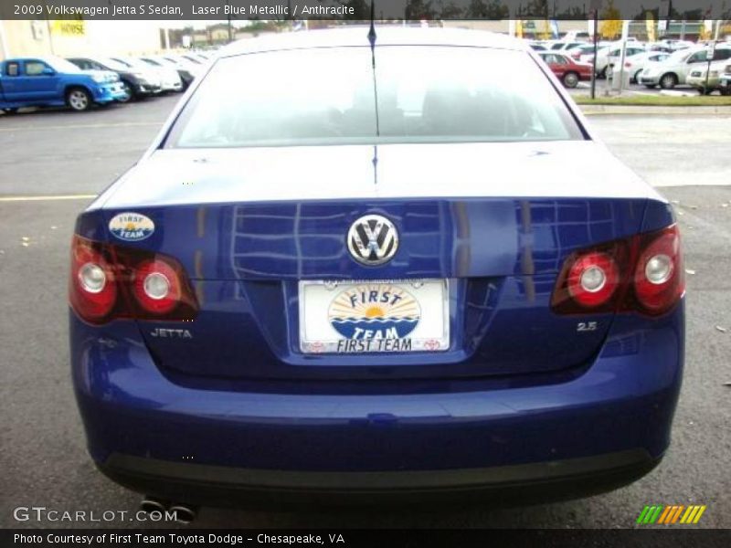 Laser Blue Metallic / Anthracite 2009 Volkswagen Jetta S Sedan