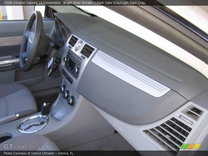 Bright Silver Metallic / Dark Slate Gray/Light Slate Gray 2008 Chrysler Sebring LX Convertible