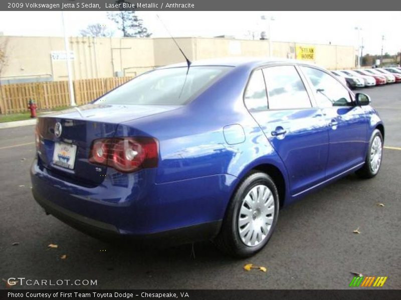 Laser Blue Metallic / Anthracite 2009 Volkswagen Jetta S Sedan