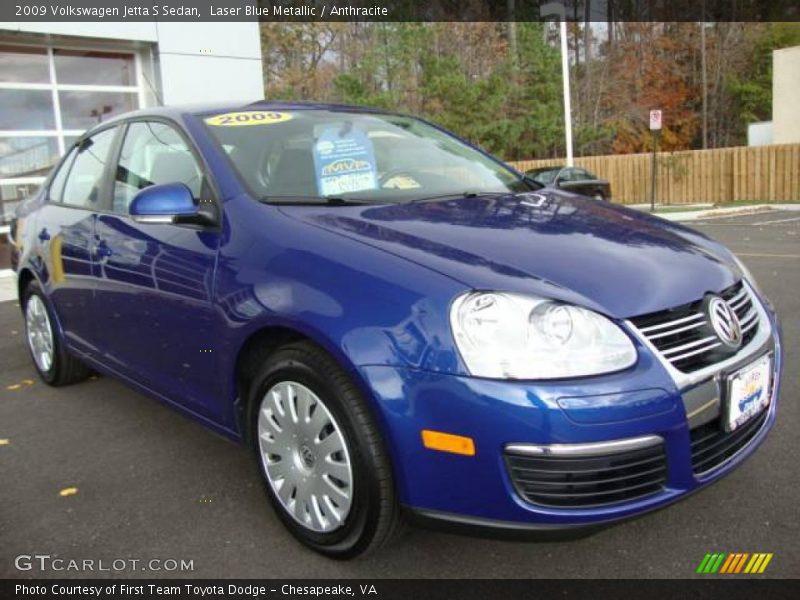 Laser Blue Metallic / Anthracite 2009 Volkswagen Jetta S Sedan