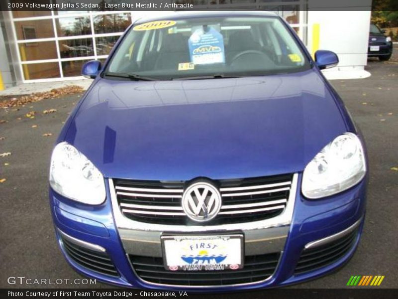 Laser Blue Metallic / Anthracite 2009 Volkswagen Jetta S Sedan