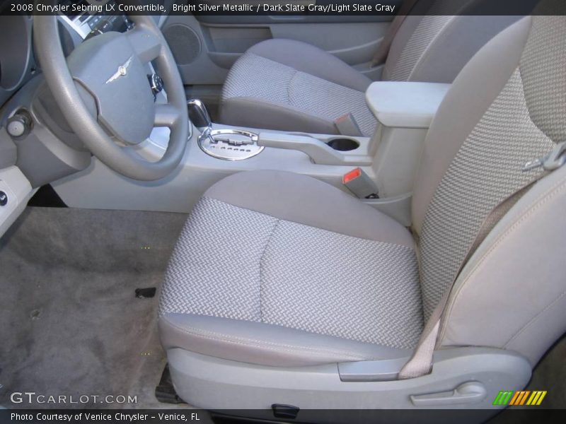 Bright Silver Metallic / Dark Slate Gray/Light Slate Gray 2008 Chrysler Sebring LX Convertible
