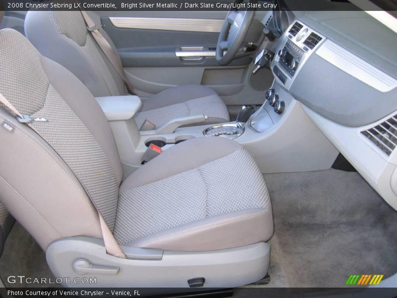 Bright Silver Metallic / Dark Slate Gray/Light Slate Gray 2008 Chrysler Sebring LX Convertible