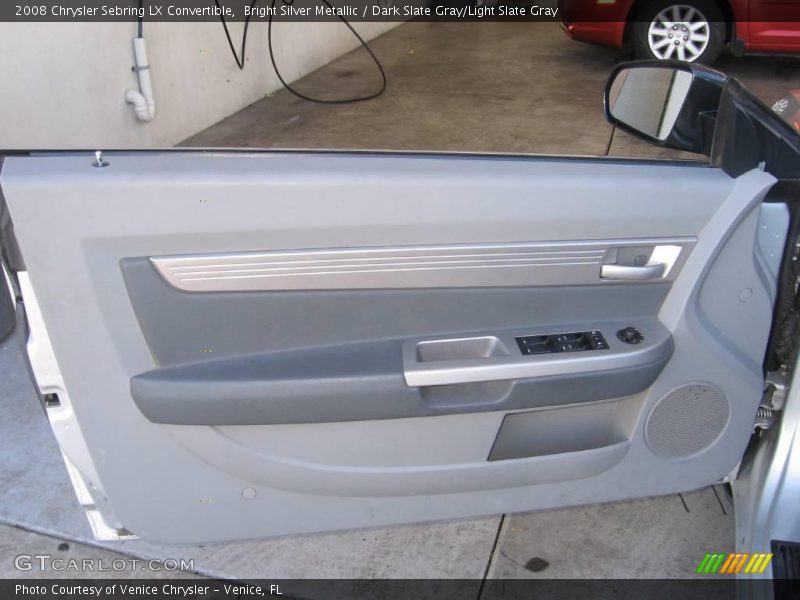 Bright Silver Metallic / Dark Slate Gray/Light Slate Gray 2008 Chrysler Sebring LX Convertible
