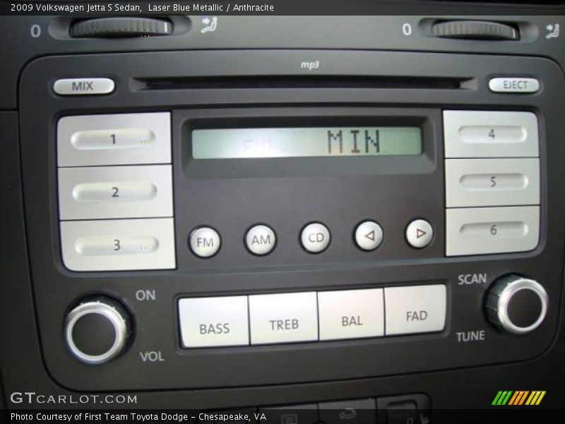 Laser Blue Metallic / Anthracite 2009 Volkswagen Jetta S Sedan