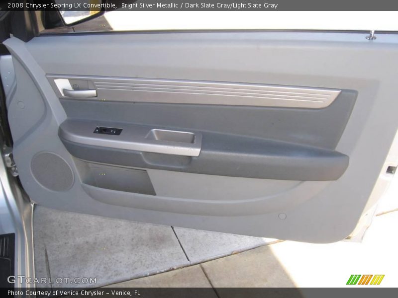 Bright Silver Metallic / Dark Slate Gray/Light Slate Gray 2008 Chrysler Sebring LX Convertible
