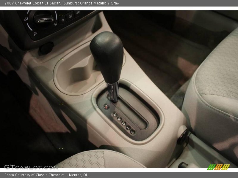 Sunburst Orange Metallic / Gray 2007 Chevrolet Cobalt LT Sedan