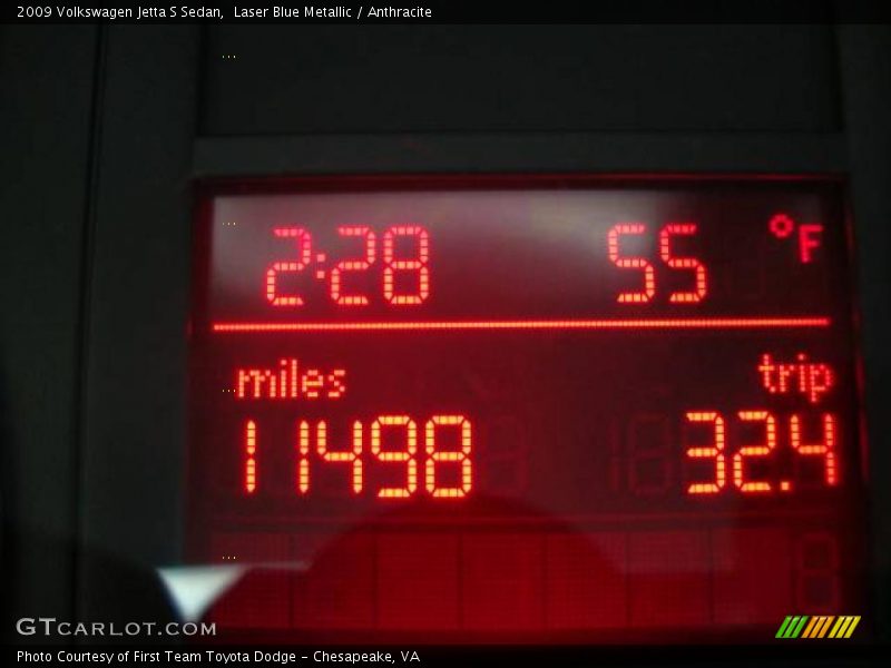 Laser Blue Metallic / Anthracite 2009 Volkswagen Jetta S Sedan