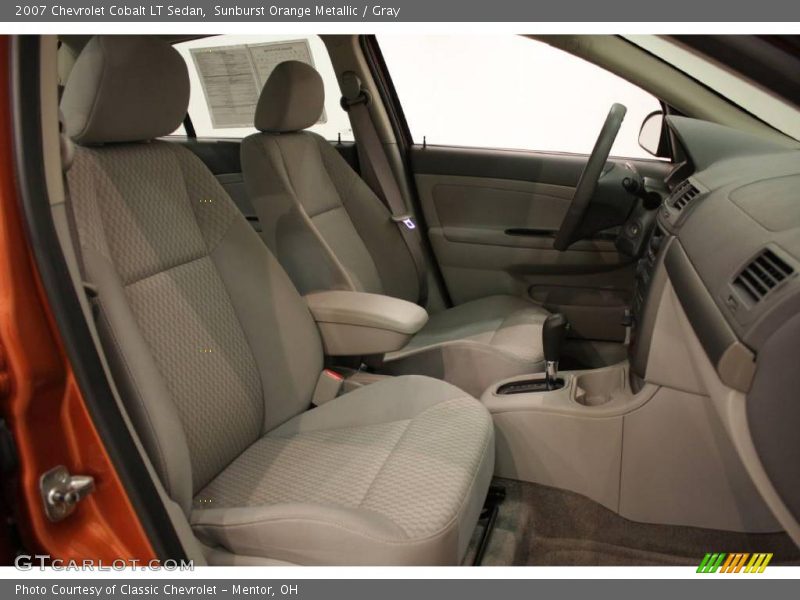 Sunburst Orange Metallic / Gray 2007 Chevrolet Cobalt LT Sedan