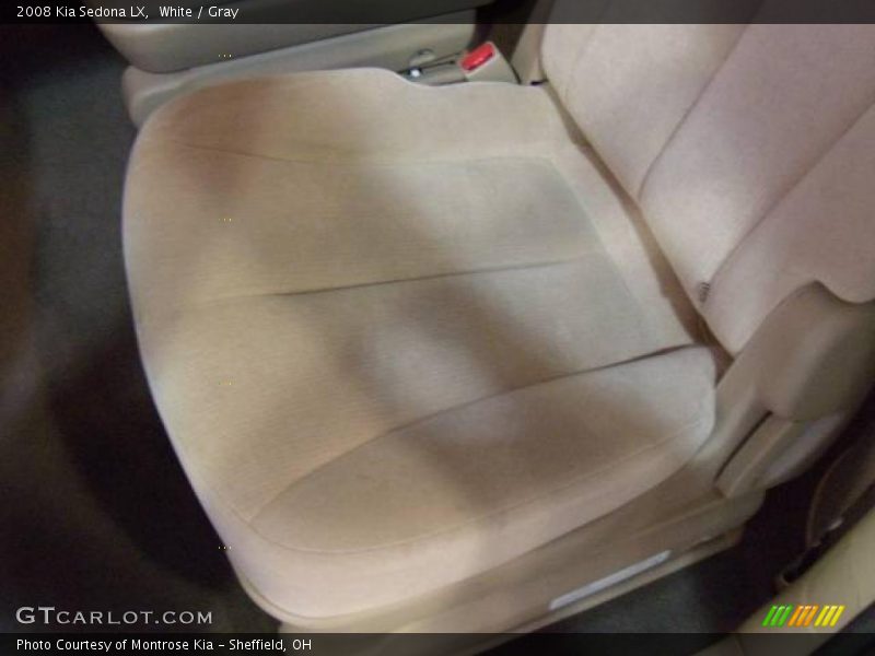 White / Gray 2008 Kia Sedona LX