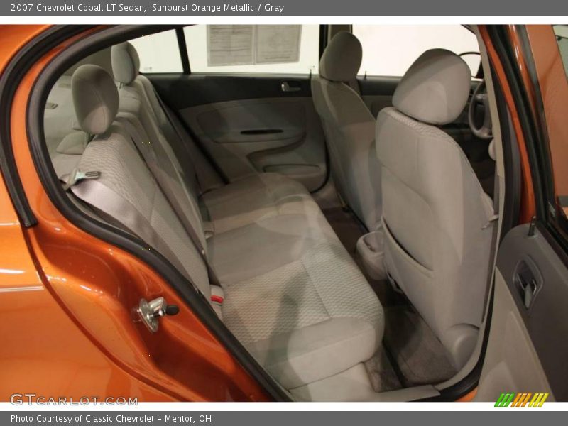 Sunburst Orange Metallic / Gray 2007 Chevrolet Cobalt LT Sedan