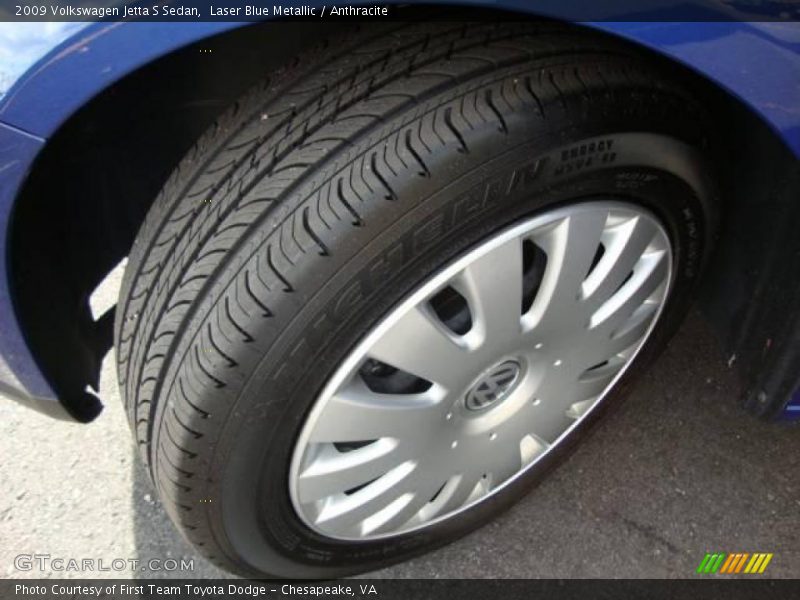 Laser Blue Metallic / Anthracite 2009 Volkswagen Jetta S Sedan