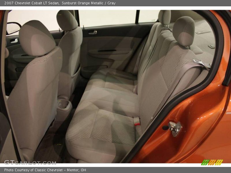 Sunburst Orange Metallic / Gray 2007 Chevrolet Cobalt LT Sedan