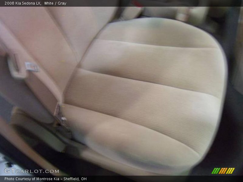 White / Gray 2008 Kia Sedona LX