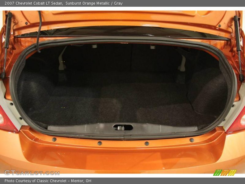 Sunburst Orange Metallic / Gray 2007 Chevrolet Cobalt LT Sedan