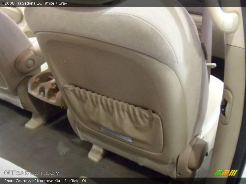 White / Gray 2008 Kia Sedona LX