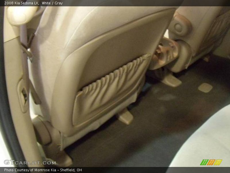 White / Gray 2008 Kia Sedona LX
