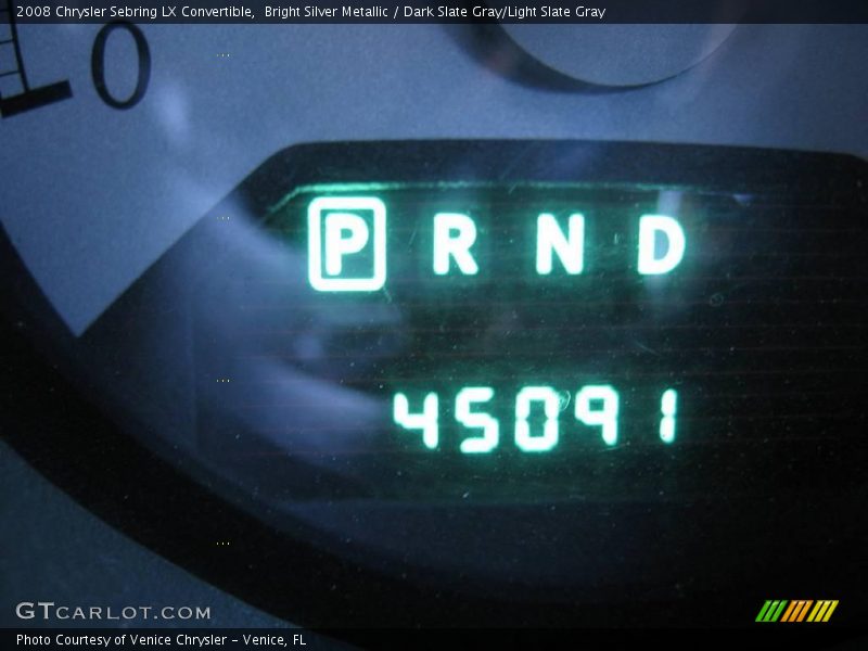 Bright Silver Metallic / Dark Slate Gray/Light Slate Gray 2008 Chrysler Sebring LX Convertible