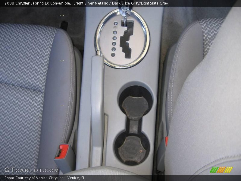 Bright Silver Metallic / Dark Slate Gray/Light Slate Gray 2008 Chrysler Sebring LX Convertible