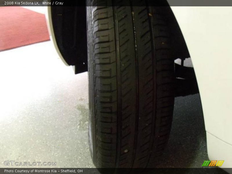 White / Gray 2008 Kia Sedona LX