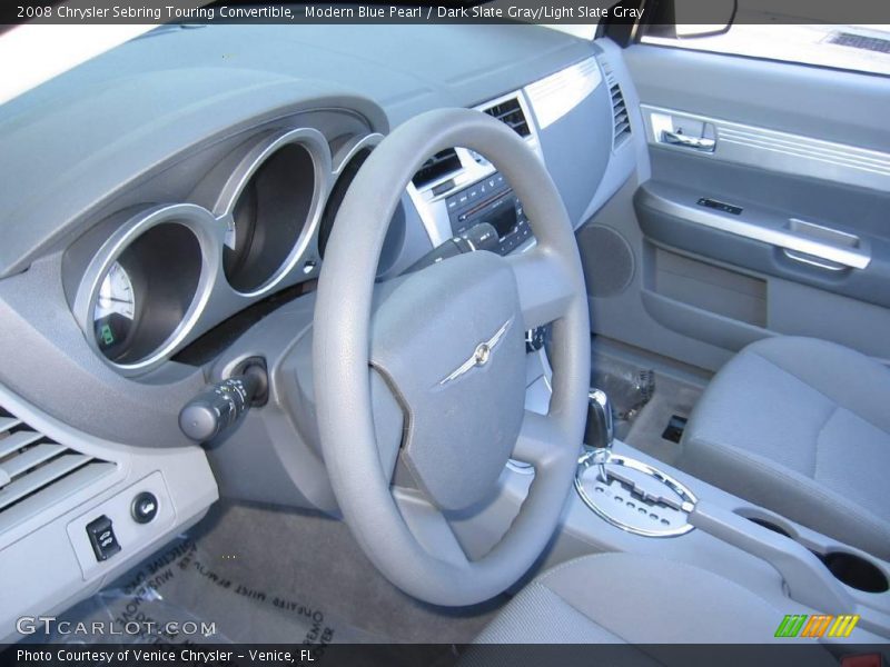 Modern Blue Pearl / Dark Slate Gray/Light Slate Gray 2008 Chrysler Sebring Touring Convertible
