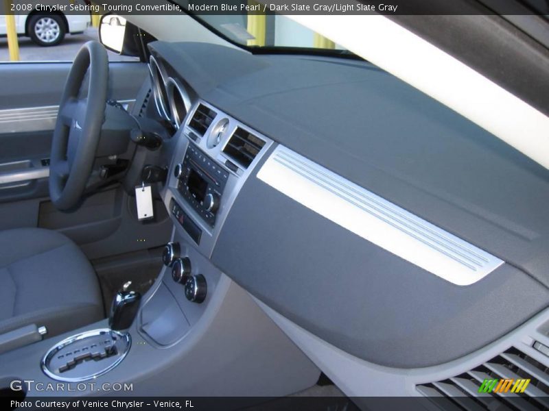 Modern Blue Pearl / Dark Slate Gray/Light Slate Gray 2008 Chrysler Sebring Touring Convertible
