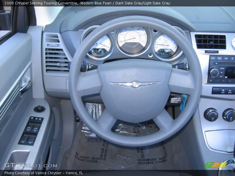 Modern Blue Pearl / Dark Slate Gray/Light Slate Gray 2008 Chrysler Sebring Touring Convertible